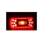 Lampa spate 220x100, 6 functii, cu ceata si numar, LED,  Fristom Cod: FT-130PM - imagine 6
