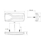 Lampa spate 305x132, 7 functii, semnalizare dinamica, stanga,   LZD2400 Horpol - imagine 6