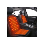 Husa scaun auto cu incalzire 12V reglaj 2 trepte universala Negru Cod: FST-HST01/ HL - imagine 2