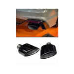 Ornament de toba compatibil  Audi model tip RS Negru Cod: TY001BL - imagine 2