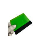 Racleta plastic verde cu insertie material textil pentru montaj folie auto si geamuri Cod: MR-61A - imagine 2