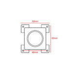 Mufa priza bricheta 120W 10A 12V incastrabila Cod: DS1201 - imagine 5