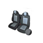 Huse scaun CAMION  Mercedes Benz din doua piese  Negru/ Gri FLEX