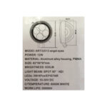 Proiector LED  12W Spot  4D cu angel eyes 12/24V Cod: ART32012 - imagine 6