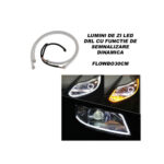 Banda flexibila LED DRL 30cm cu functie de semnalizare dinamica  Cod: FLOWBO30CM