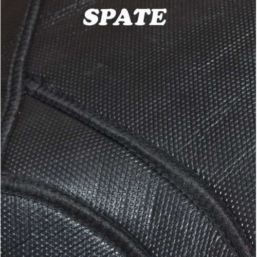 Covorase auto LUX PIELE 5D Dacia Logan II 2014-> ( 5D-039 cusatura rosie ) - imagine 2