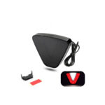 Lampa pozitie si stop frana LED F1  Lumina neon Rosu si Alb cu joc de lumini  12V Cod:  ZC-METR2