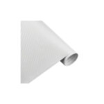 Rola folie carbon 3D  alba cu tehnologie de eliminare a bulelor de aer 10mx1.5m Cod: CF-10W