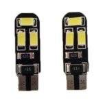 Bec 6 led SMD T10-5630-6 SMD lumina alba CAN BUS (fara eroare de bec ars) 12V 70445CAN-12V