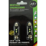 Bec SOFIT 2 SMD CREE CANBUS 11x39  12V NON POLAR ( E8 ) - imagine 2