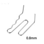 Set 100 cleme pentru pistol reparat plastic 0.8mm otel inoxidabil Cod: K18028-15