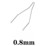 Set 100 cleme pentru pistol de reparat obiecte din plastic 0.8mm Cod: K18028-16