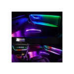 Set 23 lumini ambientale LED RGB DIGITAL, poate afisa mai multe culori in acelasi timp pentru banda LED - tip apa curgartoare  cu aplicatie BTT Cod: HH-DIG22027 - imagine 4