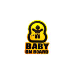 Abtibild reflectorizant "Baby On Board"   Cod: DZ-16
