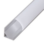 Banda Led rigida 5730 korea chip cu profil pe colt, 1m  12V  Lumina Alb 6000k 18W   Cod: ALSZ11 - imagine 2