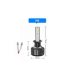 Bec cu LED  H1 Putere: 28W - 9600 lumen 6000k Voltaj: 12V CANBUS Cod: F2 - imagine 3