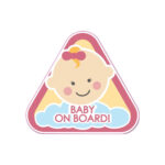 Abtibild "BABY ON BOARD" Cod: TAG 045 / T2