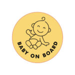 Abtibild "BABY ON BOARD" Cod: TAG 048 / T2