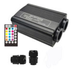 Kit fibra optica plafon instelat RGB cu telecomanda 75mm 1000 fire 2 metri 12V  SPT75102FOL - imagine 4