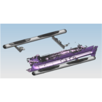 Set praguri inox compatibile Dacia DUSTER 4 X 2 COD: DSTS3 - imagine 2