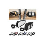 Set 2 oglinzi universale  compatibile UTV sau Maverick X3 cu proiectoare  Cod: FS-2024 - imagine 4