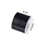Rola de film autoadeziv 5D carbon pentru protecție bandouri sau praguri 10cmx5m Cod: K5D10cm - imagine 2