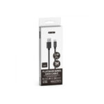 Cablu de date Type C , V-TAC, Seria Silver, Negru, 1m Cod: VT-5322 - imagine 2