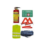 Kit auto complet  Trusa tip Borseta , 2x Triunghiuri, Stingator, Vesta, Geanta