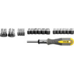 Surubelnita cu Clichet  + Biti   (29 piese)  VOREL  Cod:60975