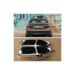 Ornament de toba compatibil BMW Seria 7 G11 G12 tip M 760i -Argintiu Cod:H201SL - imagine 3