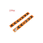 Abtibild reflectorizant 5cmx40cm Negru-Portocaliu Cod: AN02DO