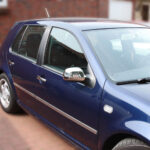 Ornamente crom pt. oglinda compatibil VW Golf 4 Passat B5 Bora Audi A3  CROM 0540 - imagine 2