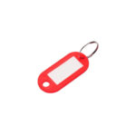 Breloc chei rosu cu eticheta Cod: DISMW04R