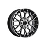 Jante auto PDW 14x6 4x100 ET30 negru lucios polish compatibile Dacia Renault Opel Volkswagen Cod: 20201460-22