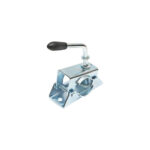 Clema suport pentru roata de sprijin remorca tija exterioara 48mm Medie  Cod: BK90279 - imagine 2