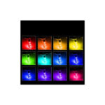 Bec T10 RGB cu telecomanda frecventa IR – T10, 6 LED SMD 5050 RGB 12V Cod: HH027 - imagine 4