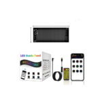 Modul panou flexibil ochi camion devil eye publicitar,display RGB ,control aplicatie, USB 5V 10x35cm Cod: FS-1803 - imagine 2
