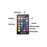 Bec T10 RGB cu telecomanda frecventa IR – T10, 6 LED SMD 5050 RGB 12V Cod: HH027 - imagine 2