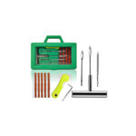 Set reparatie vulcanizare anvelope tubeless cu chei snururi si cutter Cod: TR542 - imagine 2