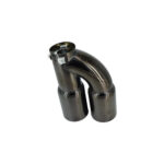 Ornament toba negru, intrare 6 cm, dimensiuni 23.5x16x7.5 cm Cod: SQ01 - imagine 2