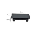 Capac proiector negru pentru LED bar dublu 15,2x7x3cm  Cod: HH-CP6B - imagine 3