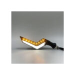 Semnalizare moto 12V cu funtie de lumina de zi alba si semnalizare  galbena  Cod: FS-1214 - imagine 3
