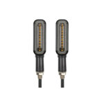 Semnalizare moto 12V cu funtie de lumina de zi alba si semnalizare  galbena  Cod: FS-1212