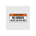 Abtibild  "Warning No Airbags " Cod:  XS-07