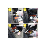 Set reparatie vulcanizare anvelope tubeless cu chei snururi si cutter Cod: TR542 - imagine 6