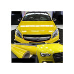 Folie auto caroserie  autocolant  PET Premium cu tehnologie de eliminare a bulelor galben 1mx1,52m  Cod: SP070X - imagine 2