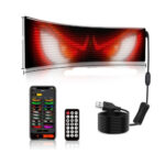 Modul panou flexibil ochi camion devil eye publicitar,display RGB ,control aplicatie, USB 5V 10x35cm Cod: FS-1803