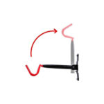 Suport de perete pliabil pentru bicicleta, capacitate 30 kg Cod: BAG102 - imagine 2