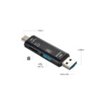 Cititor carduri memorie 5in1 USB, Tip C, Micro-USB MIV - imagine 2