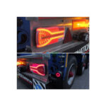 Lampa stop 305x132, 7 functii, ceata, mers inapoi, semnalizare dinamica, mufa 7 pini, stanga, incolor Cod: LZD 2302 - imagine 2